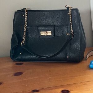 Steve Madden Black Chain Strap Shoulder Bag